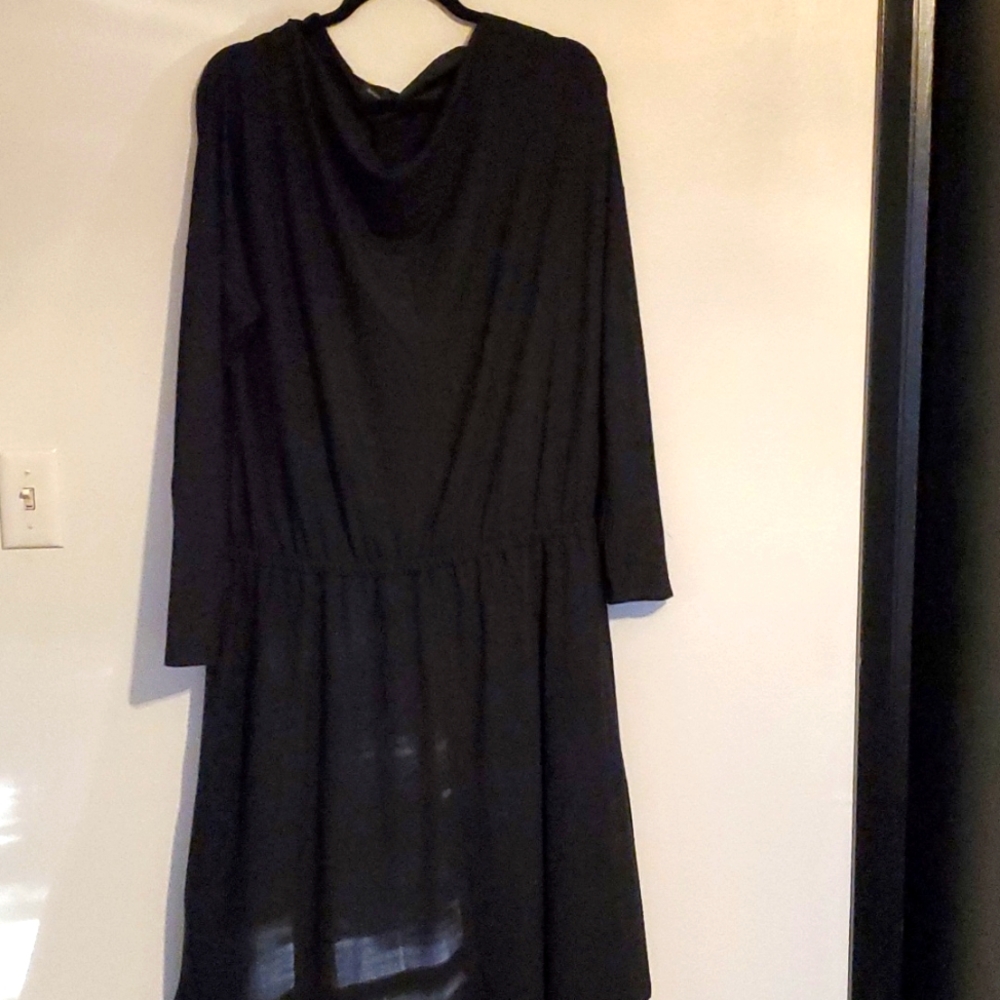 Banana Republic black knit dress